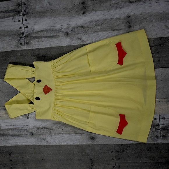 Baby chick dress- yellow - Picture 5 of 6